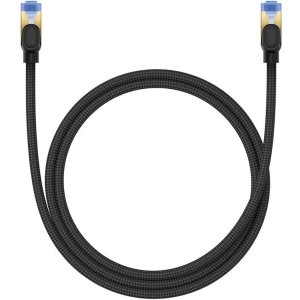 Baseus braided cat 7 Ethernet RJ45, 10Gbps, 1m network cable (black)