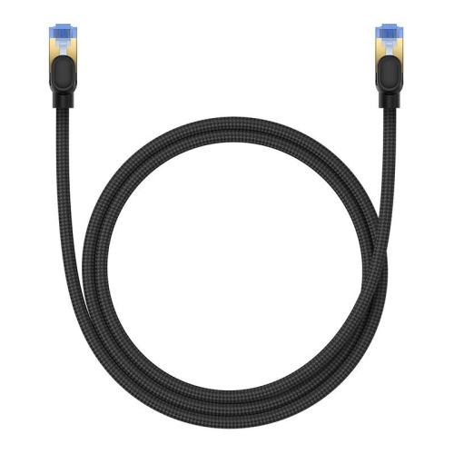 Buy Baseus braided cat 7 Ethernet RJ45, 10Gbps, 1m network cable (black) - BSU4687 - {ean13} - Home Screen Store Europe