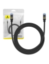 Hálózati kábel Baseus 7. kategóriás Ethernet RJ45, 10Gbps, 1,5m (fekete)