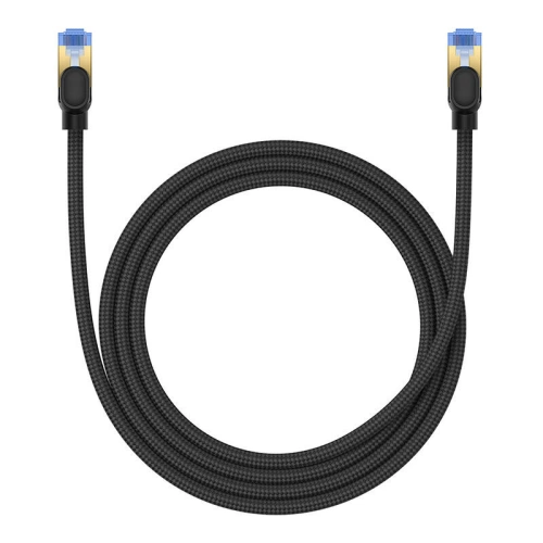 Kup Hálózati kábel Baseus 7. kategóriás Ethernet RJ45, 10Gbps, 1,5m (fekete) - BSU4688 - {ean13} - Sklep Home Screen