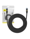 Hálózati kábel Baseus 7. kategóriás Ethernet RJ45, 10Gbps, 3m (fekete)