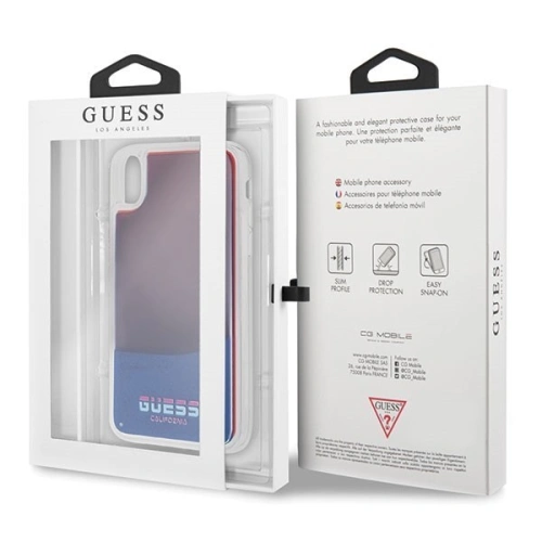 Kup Case Guess GUHCI61GLCRE Apple iPhone XR rot/hard case California Glow in the dark - GUE047RED - {ean13} - Sklep Home Screen