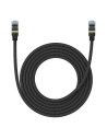 Kup Kabel síťový Baseus v opletu kat. 7 Ethernet RJ45, 10Gbps, 3m (černý) - BSU4690 - {ean13} - Sklep Home Screen