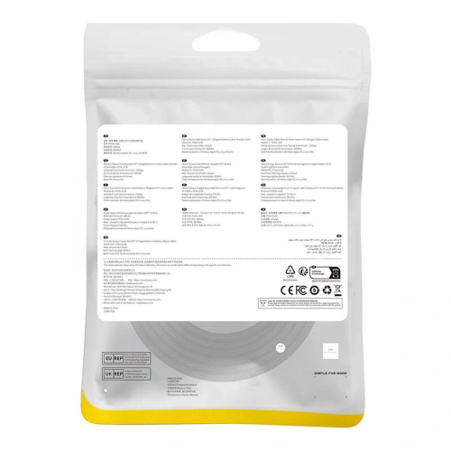 Kup Baseus Cablu de rețea împletit cat. 7 Ethernet RJ45, 10Gbps, 3m (negru) - BSU4690 - {ean13} - Sklep Home Screen