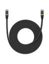 Kup Kabel sieciowy Baseus w oplocie kat. 7 Ethernet RJ45, 10Gbps, 5m (czarny) - BSU4691 - {ean13} - Sklep Home Screen