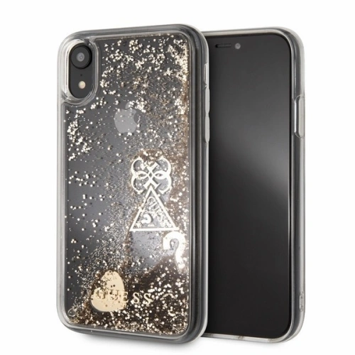 Kup Etui Guess GUHCI61GLHFLGO Apple iPhone XR zlatý/hard case Glitter Hearts - GUE048GLD - {ean13} - Sklep Home Screen