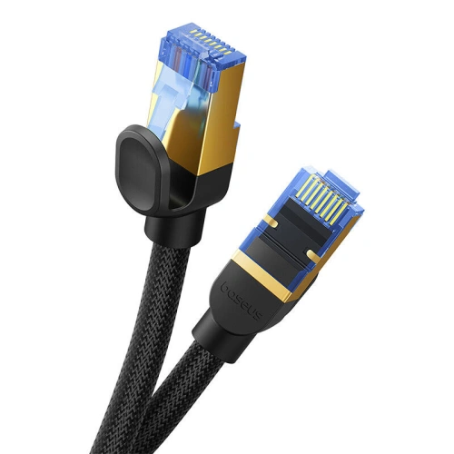 Kup Kabel sieciowy Baseus w oplocie kat. 7 Ethernet RJ45, 10Gbps, 8m (czarny) - BSU4692 - {ean13} - Sklep Home Screen