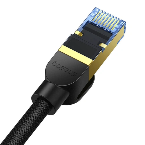 Buy Baseus braided cat 7 Ethernet RJ45, 10Gbps, 8m network cable (black) - BSU4692 - {ean13} - Home Screen Store Europe