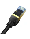 Kup Kabel sieciowy Baseus w oplocie kat. 7 Ethernet RJ45, 10Gbps, 8m (czarny) - BSU4692 - {ean13} - Sklep Home Screen