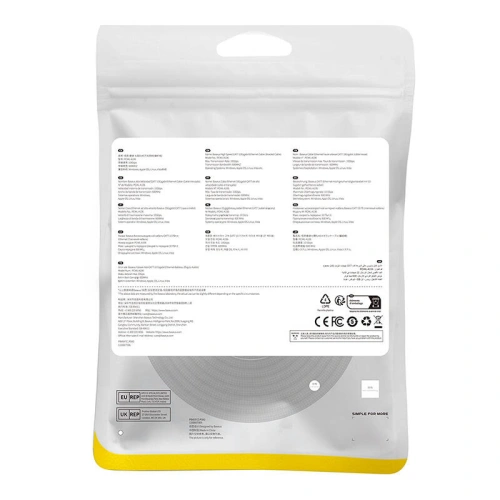 Kup Baseus Cablu de rețea împletit cat. 7 Ethernet RJ45, 10Gbps, 8m (negru) - BSU4692 - {ean13} - Sklep Home Screen