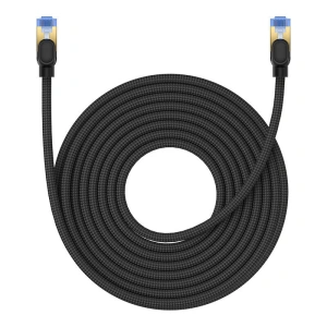 Kup Kabel sieciowy Baseus w oplocie kat. 7 Ethernet RJ45, 10Gbps, 10m (czarny) - BSU4693 - {ean13} - Sklep Home Screen