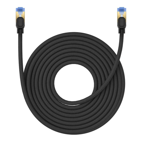 Kup Kabel síťový Baseus v opletu kat. 7 Ethernet RJ45, 10Gbps, 10m (černý) - BSU4693 - {ean13} - Sklep Home Screen