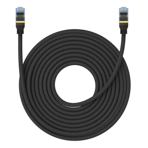 Kup Kabel sieciowy Baseus w oplocie kat. 7 Ethernet RJ45, 10Gbps, 15m (czarny) - BSU4694 - {ean13} - Sklep Home Screen