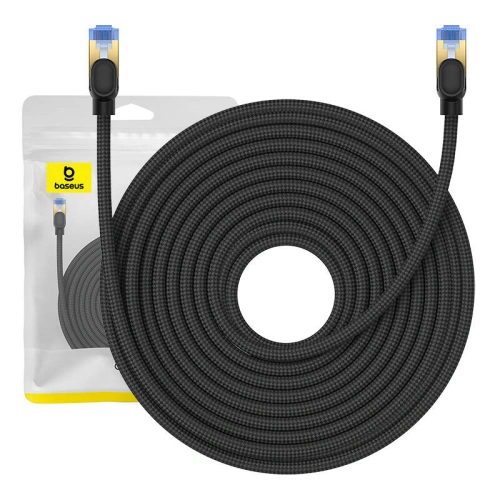Kup Baseus Cablu de rețea împletit cat. 7 Ethernet RJ45, 10Gbps, 20m (negru) - BSU4695 - {ean13} - Sklep Home Screen