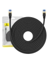 Baseus Cablu de rețea împletit cat. 7 Ethernet RJ45, 10Gbps, 20m (negru)
