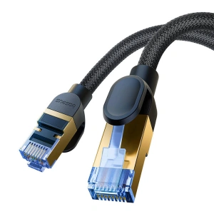 Kup Kabel sieciowy Baseus w oplocie kat. 7 Ethernet RJ45, 10Gbps, 20m (czarny) - BSU4695 - {ean13} - Sklep Home Screen