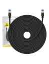 Baseus Cablu de rețea împletit cat. 7 Ethernet RJ45, 10Gbps, 25m (negru)