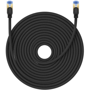 Kup Kabel sieciowy Baseus w oplocie kat. 7 Ethernet RJ45, 10Gbps, 25m (czarny) - BSU4696 - {ean13} - Sklep Home Screen