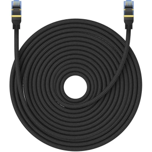 Kup Kabel sieciowy Baseus w oplocie kat. 7 Ethernet RJ45, 10Gbps, 25m (czarny) - BSU4696 - {ean13} - Sklep Home Screen