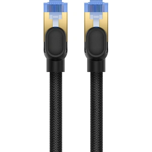Kup Kabel sieciowy Baseus w oplocie kat. 7 Ethernet RJ45, 10Gbps, 25m (czarny) - BSU4696 - {ean13} - Sklep Home Screen