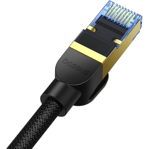Kup Kabel sieciowy Baseus w oplocie kat. 7 Ethernet RJ45, 10Gbps, 25m (czarny) - BSU4696 - {ean13} - Sklep Home Screen