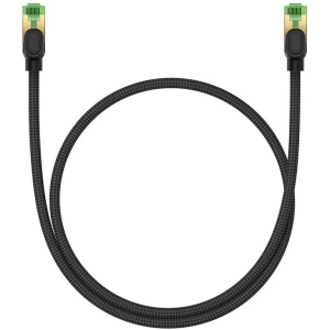 Kup Kabel sieciowy Baseus w oplocie kat. 8 Ethernet RJ45, 40Gbps, 0,5m (czarny) - BSU4697 - {ean13} - Sklep Home Screen
