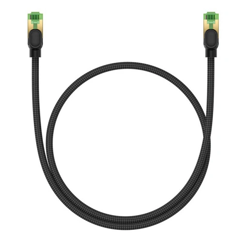 Kup Baseus Cablu de rețea împletit cat. 8 Ethernet RJ45, 40Gbps, 0.5m (negru) - BSU4697 - {ean13} - Sklep Home Screen