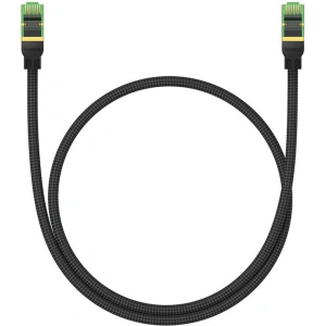 Kup Kabel sieciowy Baseus w oplocie kat. 8 Ethernet RJ45, 40Gbps, 0,5m (czarny) - BSU4697 - {ean13} - Sklep Home Screen