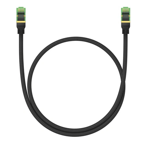 Kup Baseus Cablu de rețea împletit cat. 8 Ethernet RJ45, 40Gbps, 0.5m (negru) - BSU4697 - {ean13} - Sklep Home Screen