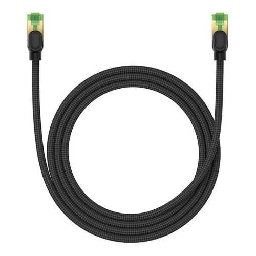 Kup Kabel síťový Baseus v opletu kat. 8 Ethernet RJ45, 40Gbps, 1,5m (černý) - BSU4699 - {ean13} - Sklep Home Screen
