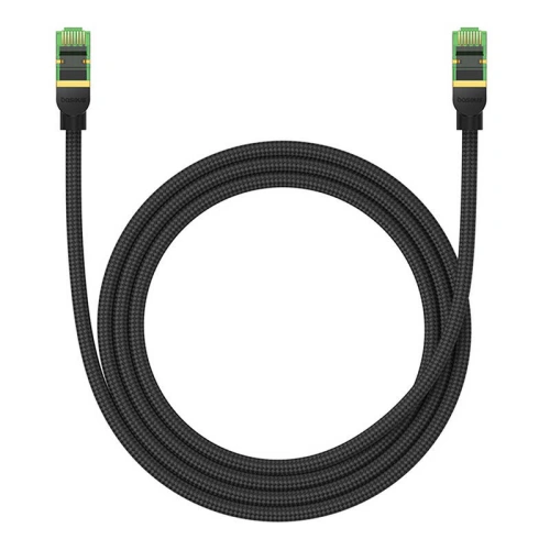 Kup Kabel síťový Baseus v opletu kat. 8 Ethernet RJ45, 40Gbps, 1,5m (černý) - BSU4699 - {ean13} - Sklep Home Screen