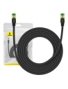 Baseus Cablu de rețea împletit cat. 8 Ethernet RJ45, 40Gbps, 3m (negru)