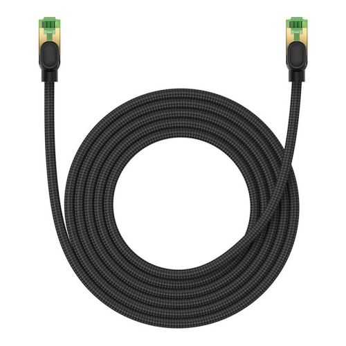 Kup Baseus Cablu de rețea împletit cat. 8 Ethernet RJ45, 40Gbps, 3m (negru) - BSU4701 - {ean13} - Sklep Home Screen