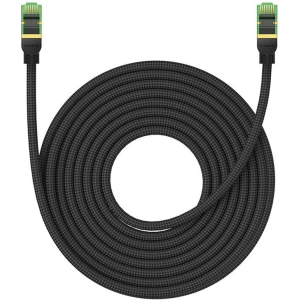 Kup Kabel sieciowy Baseus w oplocie kat. 8 Ethernet RJ45, 40Gbps, 10m (czarny) - BSU4704 - {ean13} - Sklep Home Screen