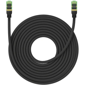 Kup Kabel sieciowy Baseus w oplocie kat. 8 Ethernet RJ45, 40Gbps, 15m (czarny) - BSU4705 - {ean13} - Sklep Home Screen