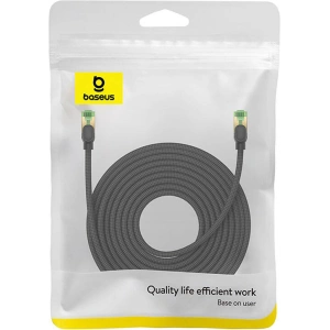 Baseus braided cat 8 Ethernet RJ45 network cable, 40Gbps, 15m (black)