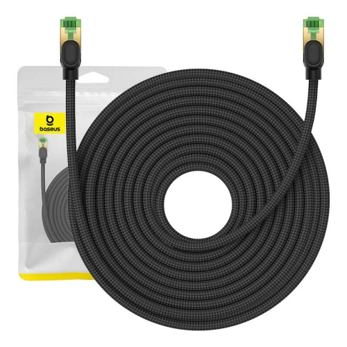 Kup Baseus Cablu de rețea împletit cat. 8 Ethernet RJ45, 40Gbps, 20m (negru) - BSU4706 - {ean13} - Sklep Home Screen