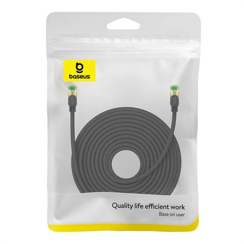 Buy Baseus braided cat 8 Ethernet RJ45 network cable, 40Gbps, 20m (black) - BSU4706 - {ean13} - Home Screen Store Europe
