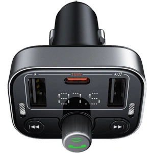Kup Transmiter FM Baseus S-09 Pro Bluetooth 5.3 (czarny) - BSU4707 - {ean13} - Sklep Home Screen