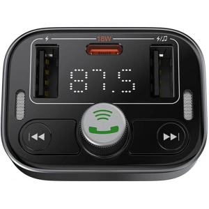 Kup Transmiter FM Baseus S-09 Pro Bluetooth 5.3 (czarny) - BSU4707 - {ean13} - Sklep Home Screen
