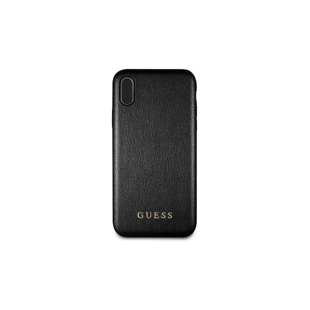 Etui Guess GUHCI61IGLBK Apple iPhone XR black/czarny hard case Iridescent