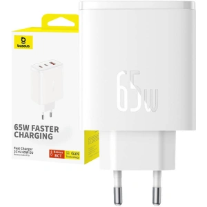 Kup Netzteil Baseus OS-Cube Pro GaN5 USB-A, 2xUSB-C, 65W (weiß) - BSU4710 - {ean13} - Sklep Home Screen