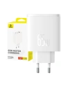 Netzteil Baseus OS-Cube Pro GaN5 USB-A, 2xUSB-C, 65W (weiß)
