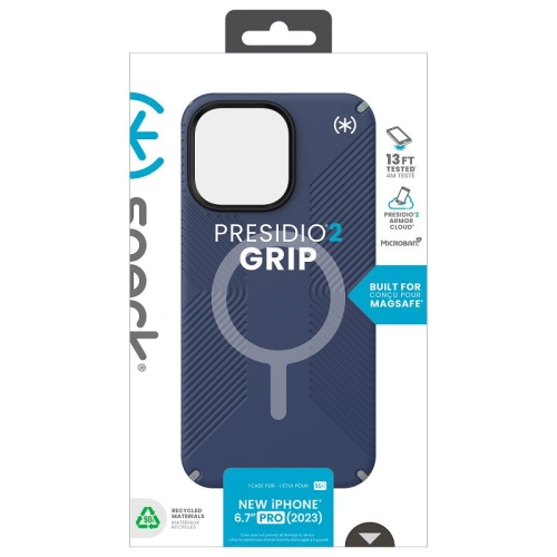 Buy Speck Presidio2 Grip MagSafe Apple iPhone 15 Pro Max (Coastal Blue / Dust Grey) - SPK577 - {ean13} - Home Screen Store Europe