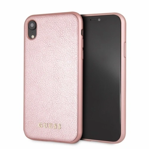 Kup Case Guess GUHCI61IGLRG Apple iPhone XR roségold/hartcase Iridescent - GUE055RS - {ean13} - Sklep Home Screen