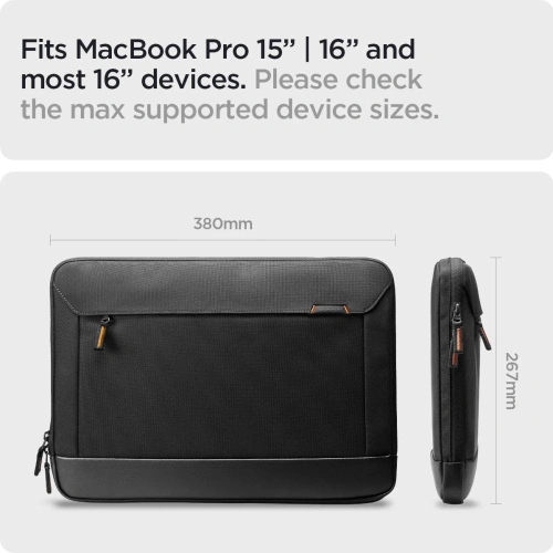 Kup Tasche Spigen Klasdan KD100 Sleeve Laptop 15-16" Schwarz - SPN3152 - {ean13} - Sklep Home Screen