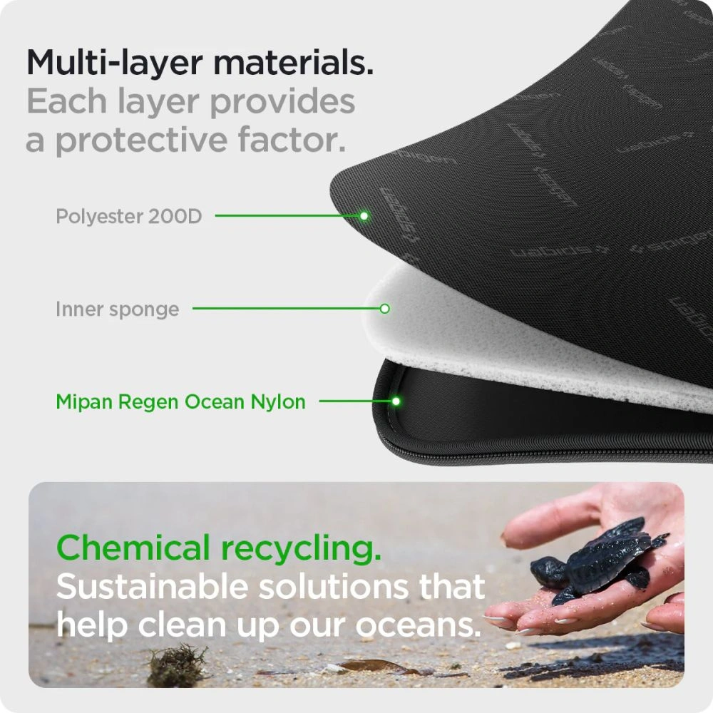 Torba Spigen Klasdan KD100 Sleeve laptop 15-16" Black