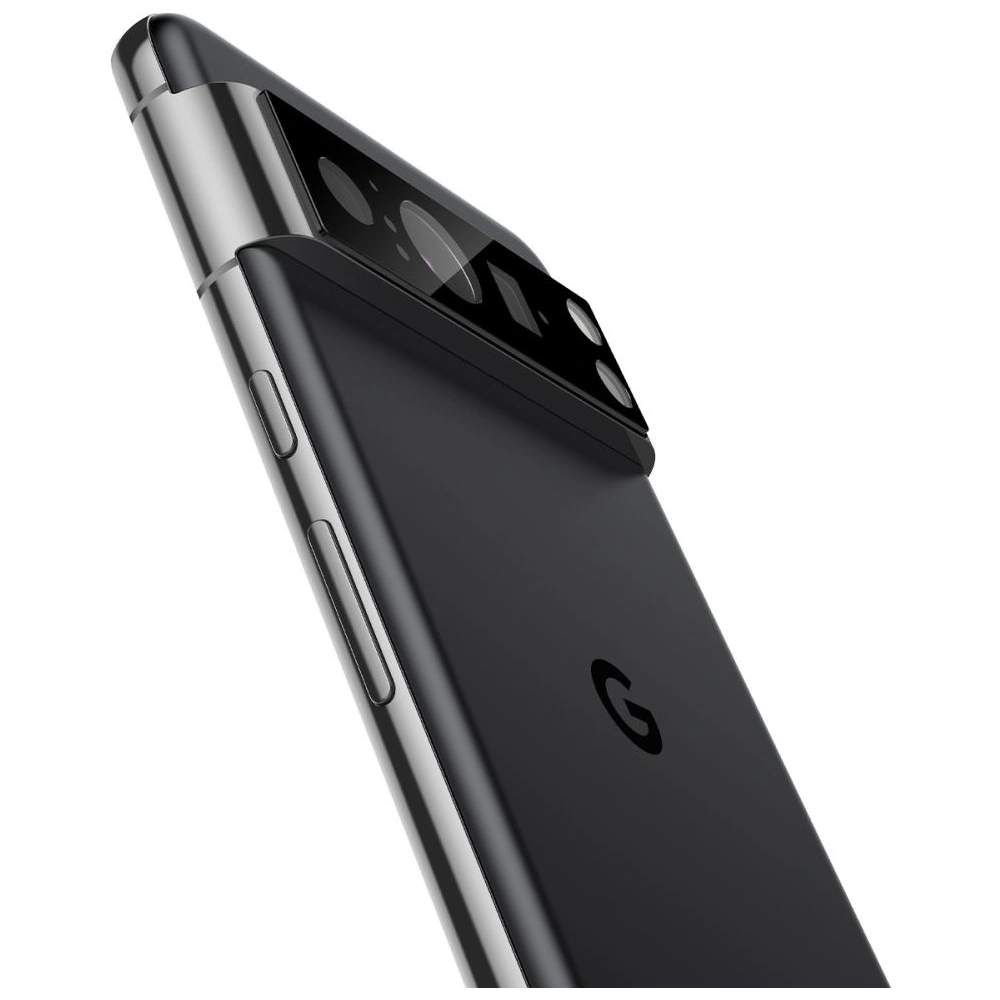 Szkło hartowane na aparat Spigen Optik.tr ez Fit Camera Protector Google Pixel 8 Pro Black [2 PACK]