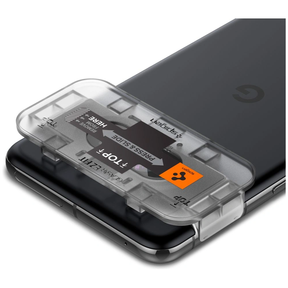 Szkło hartowane na aparat Spigen Optik.tr ez Fit Camera Protector Google Pixel 8 Pro Black [2 PACK]