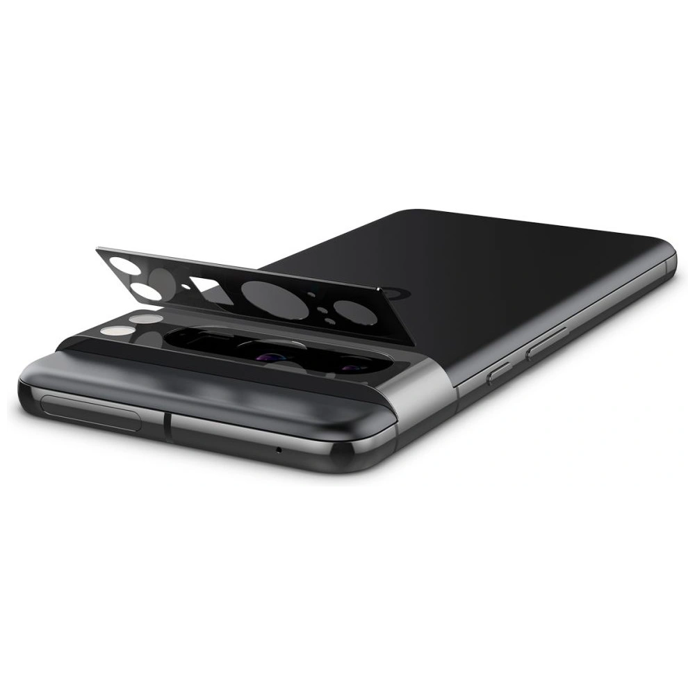 Szkło hartowane na aparat Spigen Optik.tr ez Fit Camera Protector Google Pixel 8 Pro Black [2 PACK]